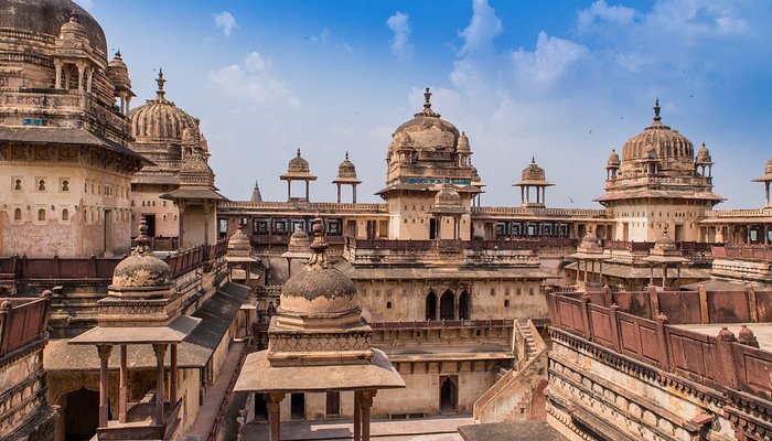 orchha fort complex at madhya pradesh