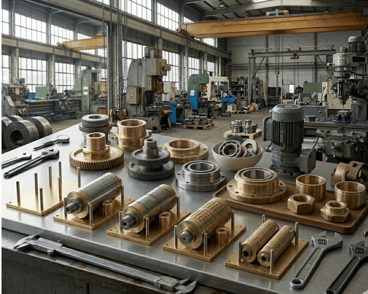 industrial and engineering products including brass components and machinery