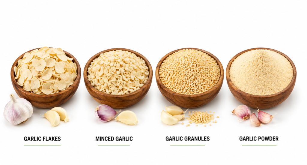 Dehydrated Garlic Export from India