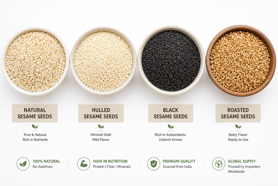 Sesame Seeds Export from India